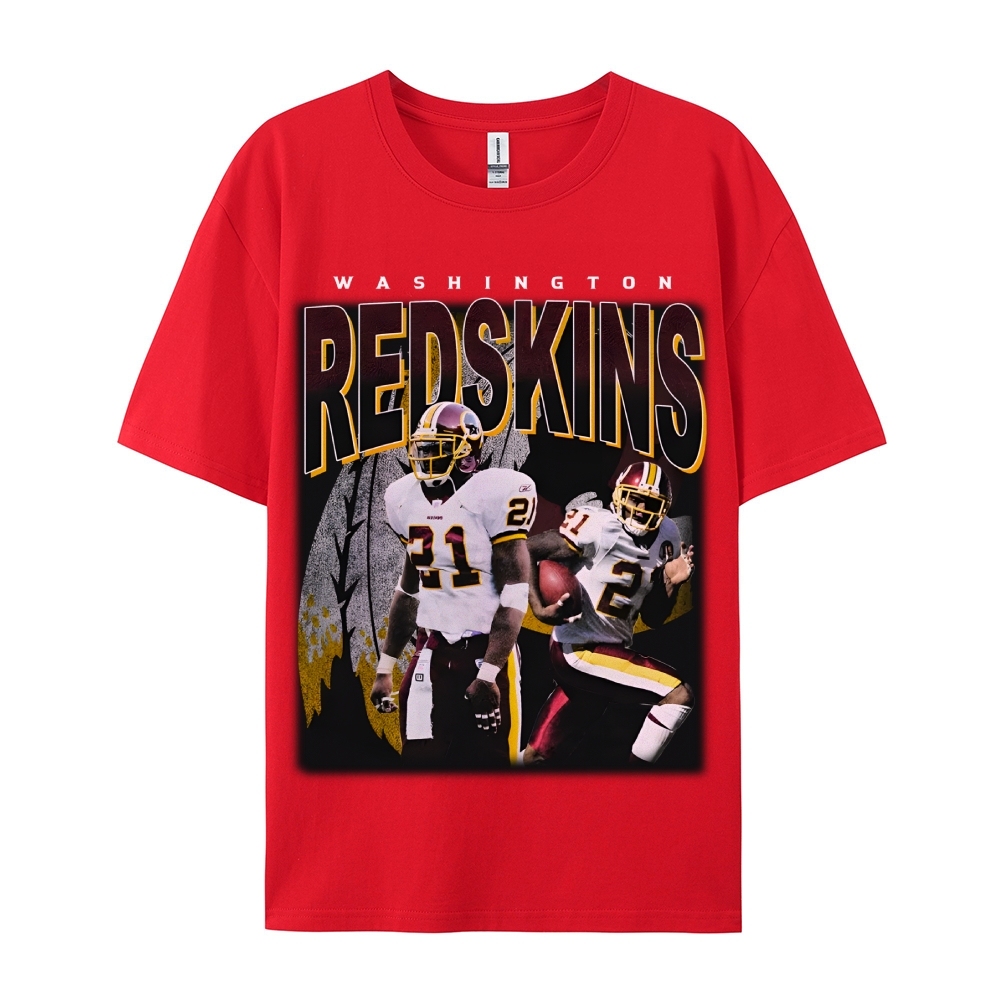Unisex-Adult Ultra Cotton Washed T-Shirt Graphic REDSKINS TEE