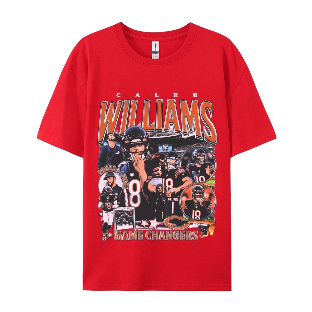 Unisex-Adult Ultra Cotton Washed T-Shirt Graphic CALEB WILLIAMS - BEARS TEE