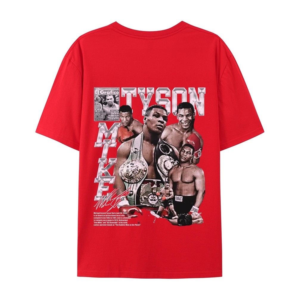 Unisex-Adult Ultra Cotton Washed T-Shirt Graphic MIKE TYSON V2 TEE
