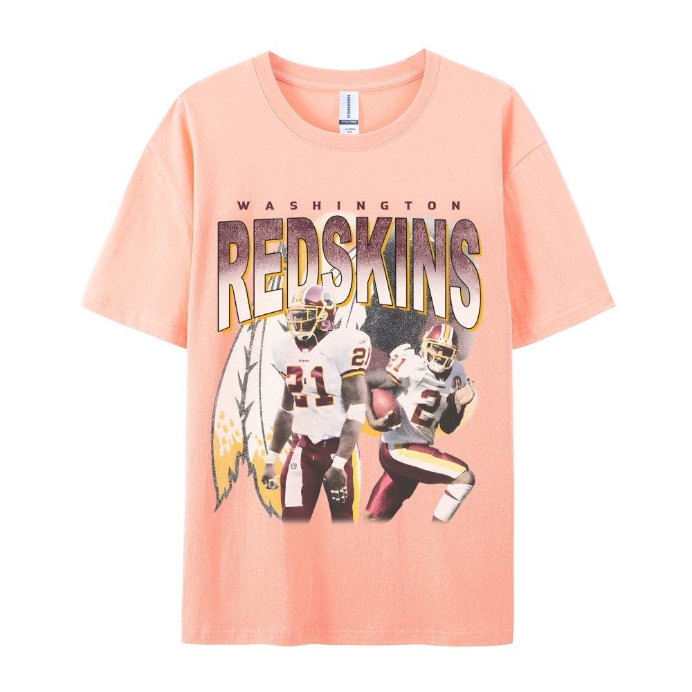 Unisex-Adult Ultra Cotton Washed T-Shirt Graphic REDSKINS TEE