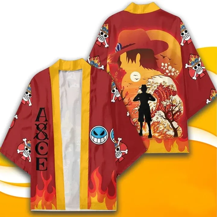 Ace One Piece Kimonos 