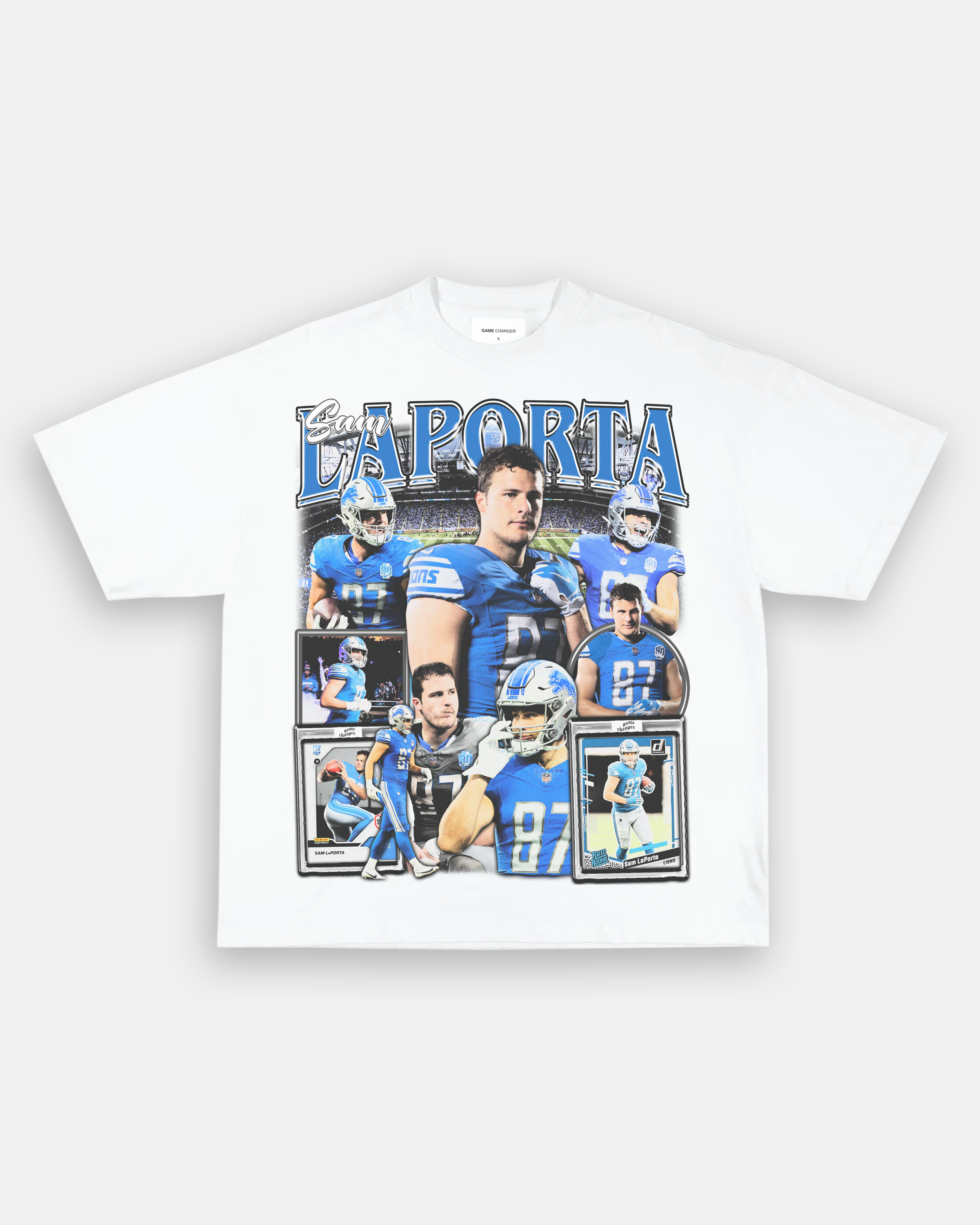Unisex-Adult Ultra Cotton Washed T-Shirt Graphic SAM LAPORTA TEE