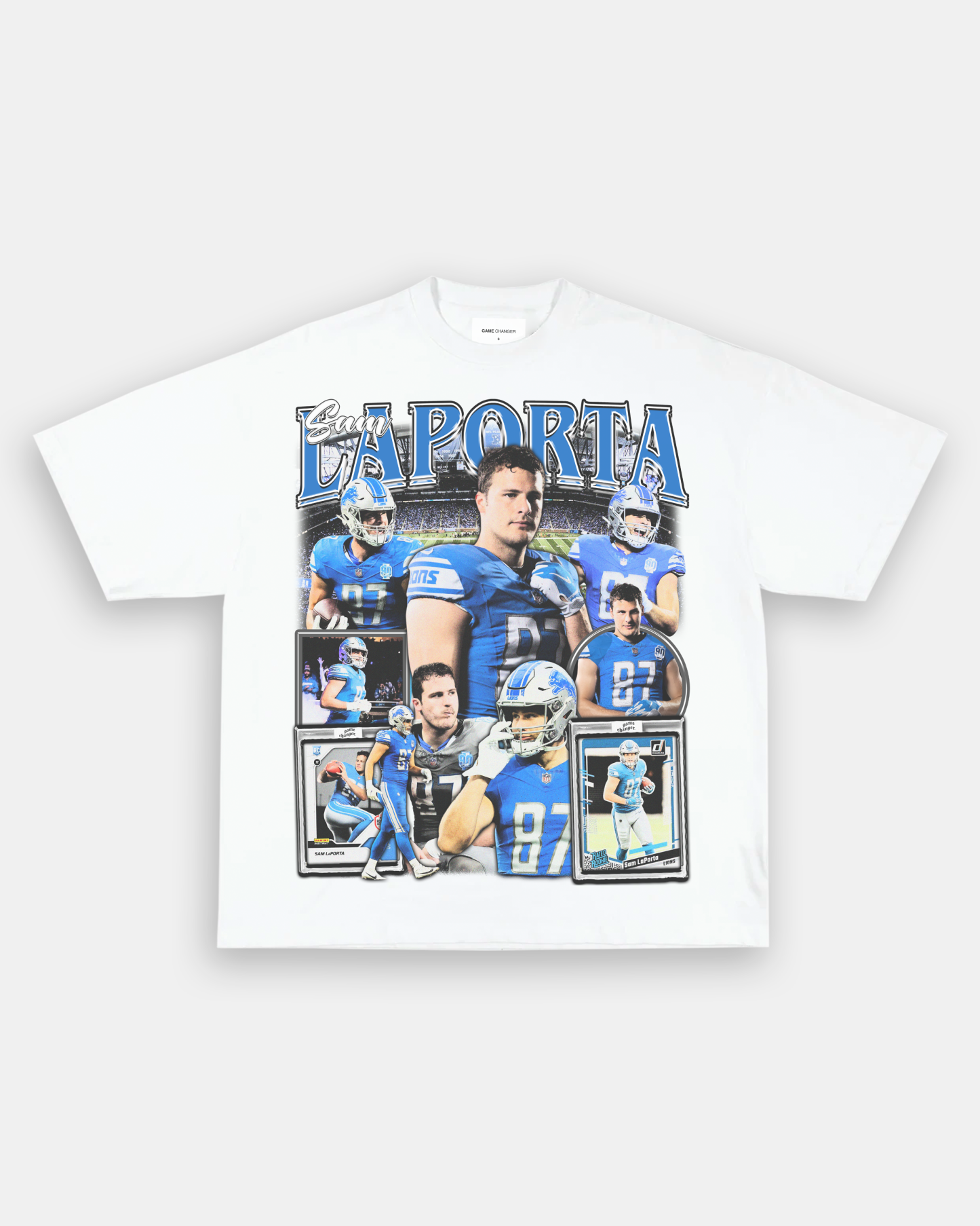 Unisex-Adult Ultra Cotton Washed T-Shirt Graphic SAM LAPORTA TEE
