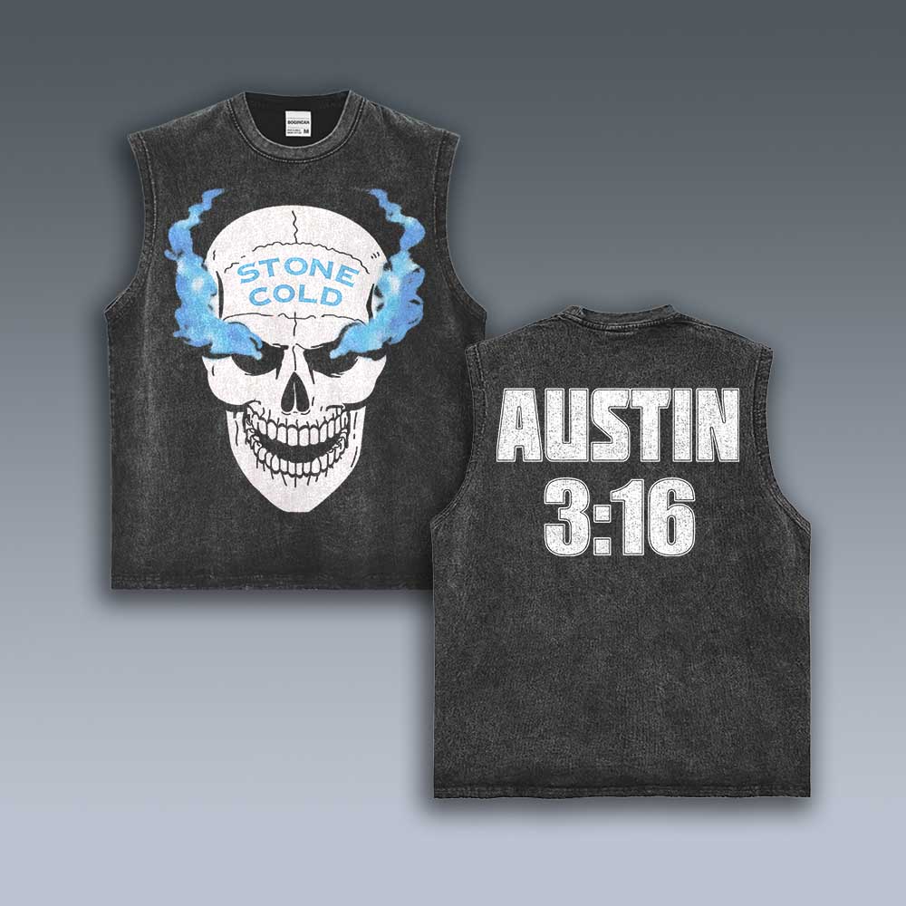 VINTAGE TANK TOP | STONE COLD 10.22