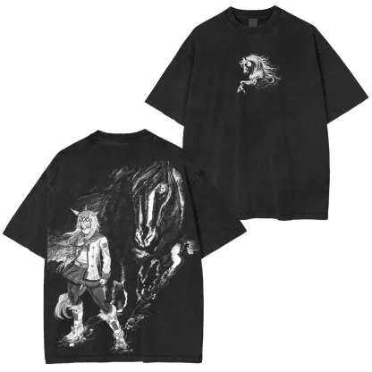 Uma Musume Vintage Unisex Washed T-Shirt