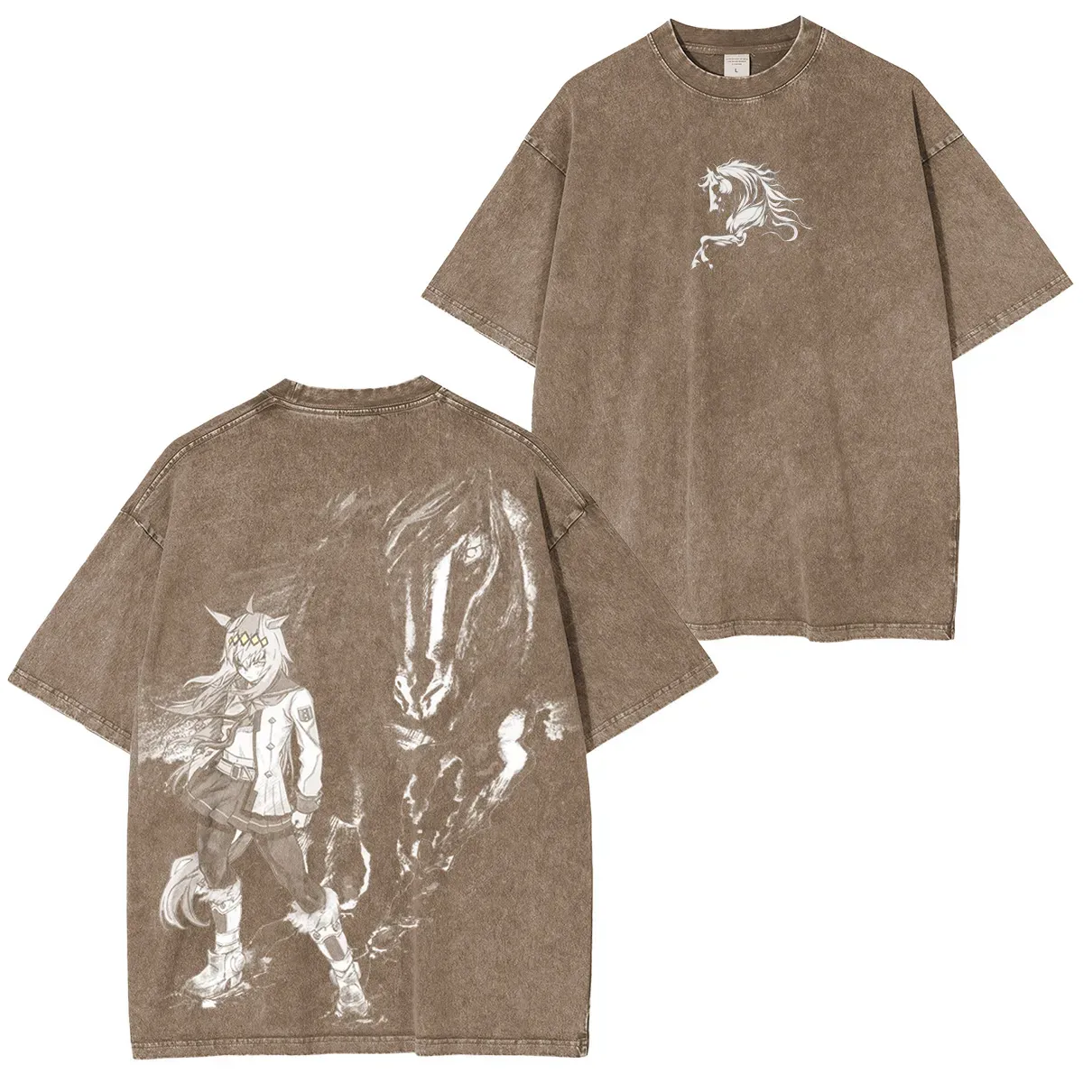 Uma Musume Vintage Unisex Washed T-Shirt