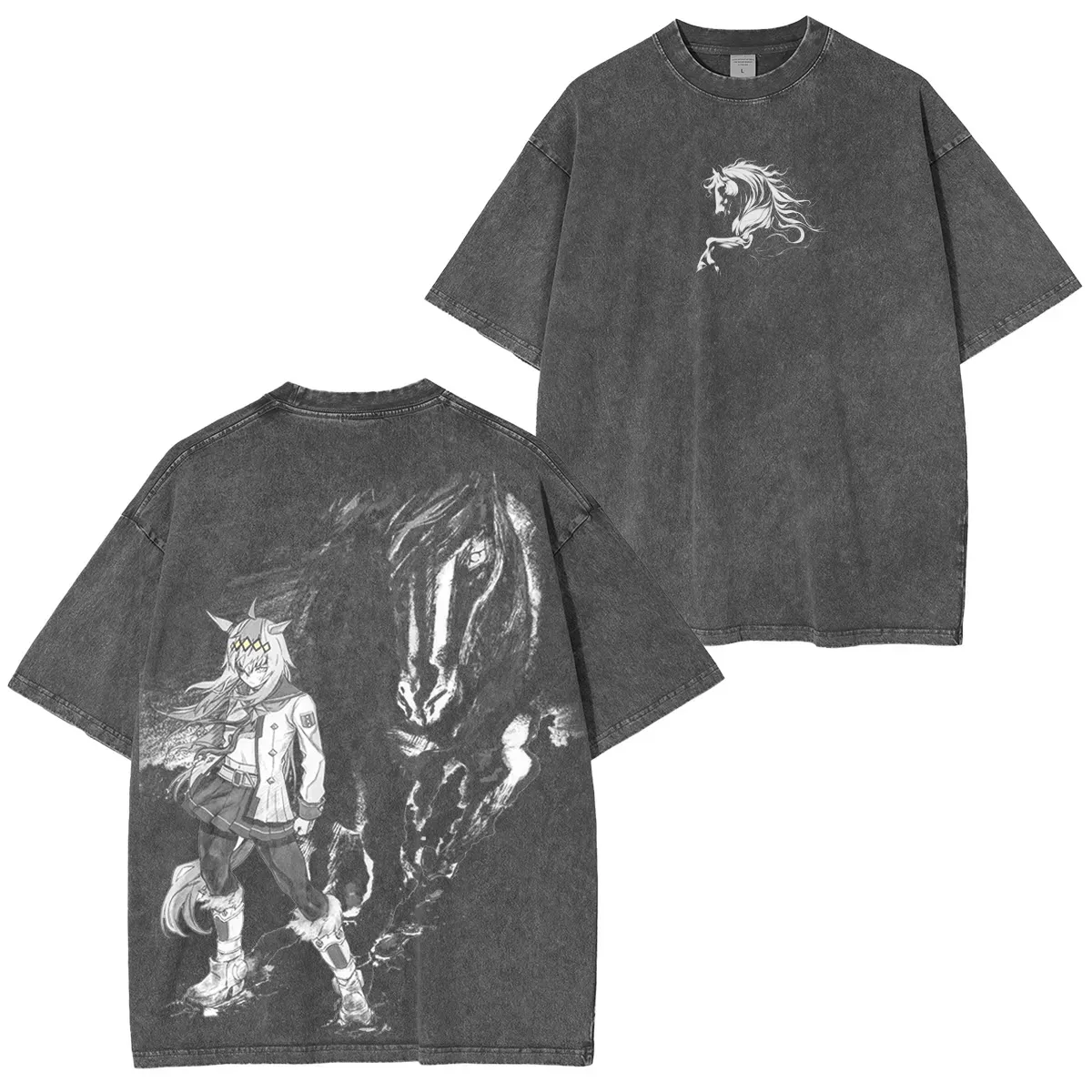 Uma Musume Vintage Unisex Washed T-Shirt