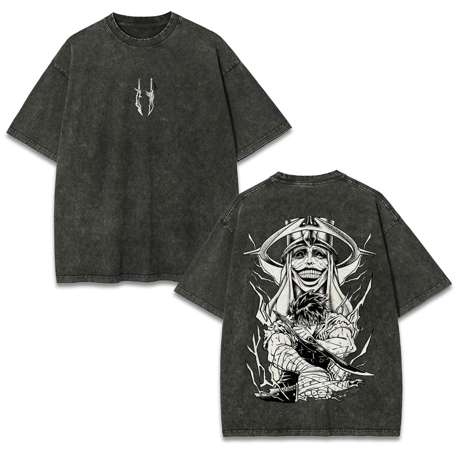 SOLO LEVELING UNISEX ANIME INSPIRED VINTAGE T-SHIRT-[DS]