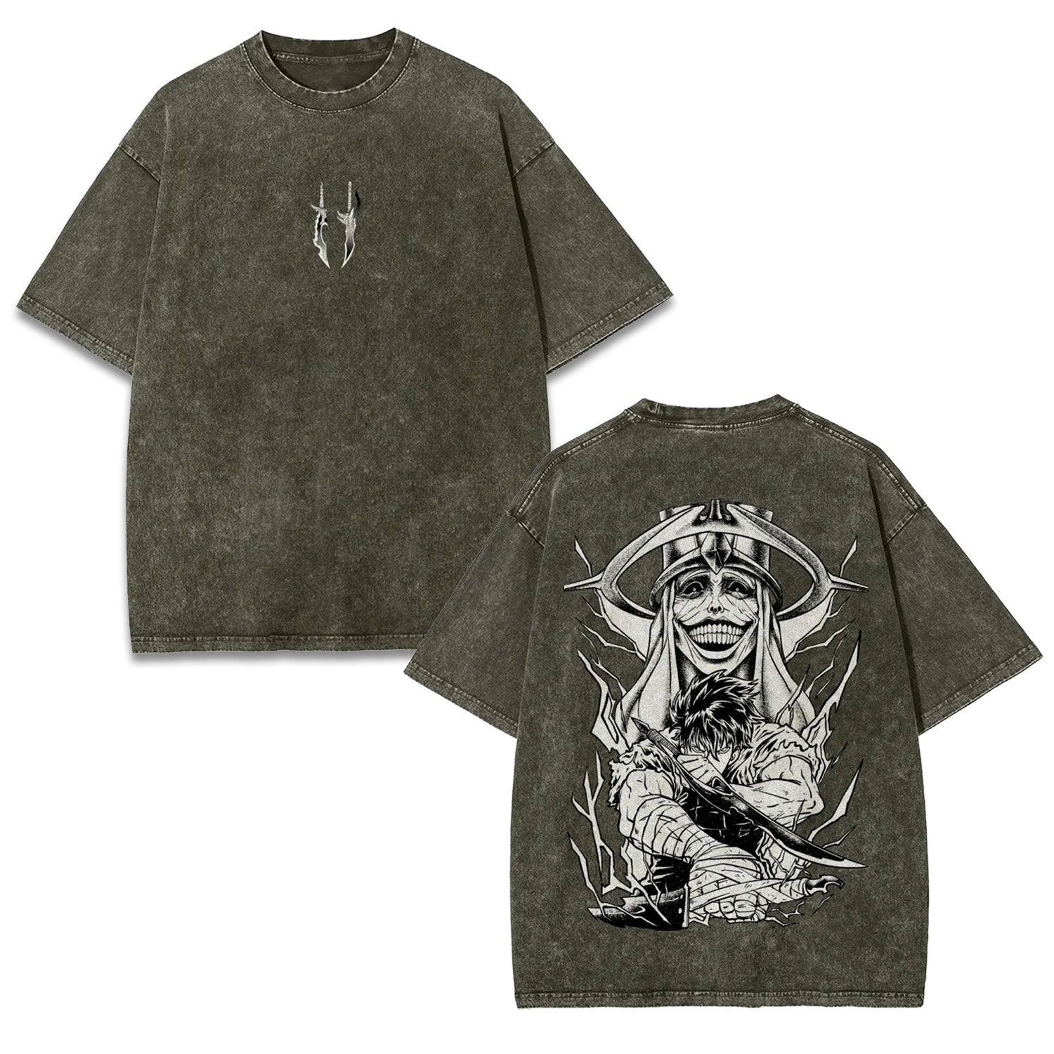 SOLO LEVELING UNISEX ANIME INSPIRED VINTAGE T-SHIRT-[DS]