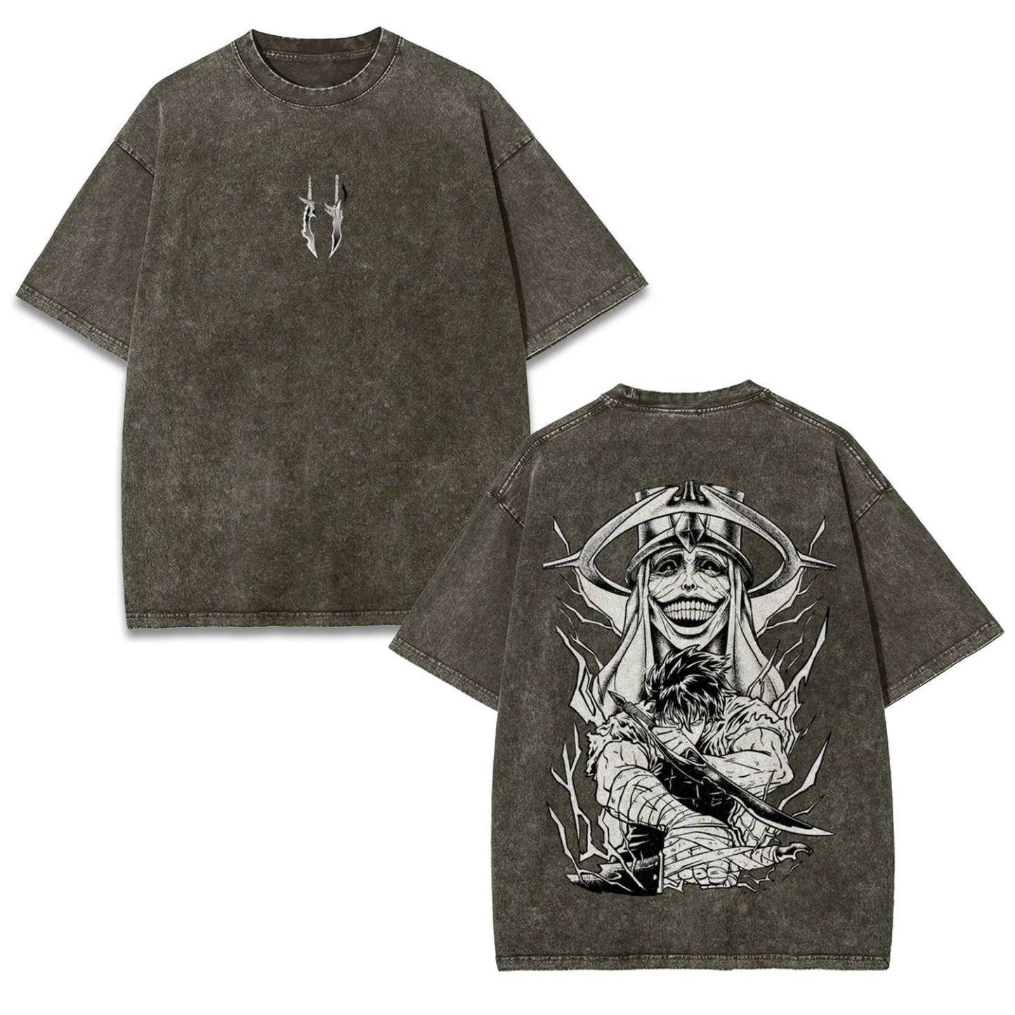 SOLO LEVELING UNISEX ANIME INSPIRED VINTAGE T-SHIRT-[DS]