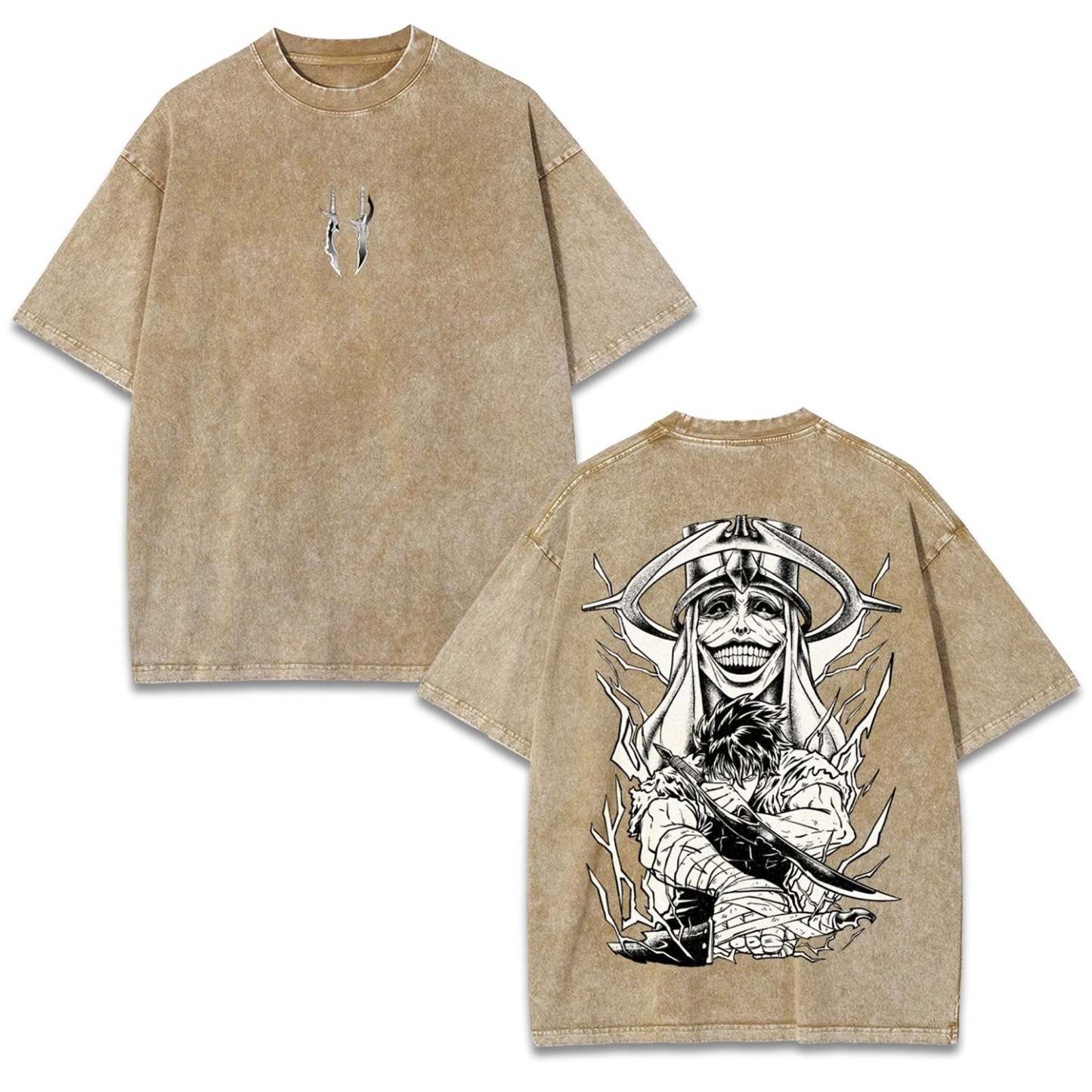 SOLO LEVELING UNISEX ANIME INSPIRED VINTAGE T-SHIRT-[DS]