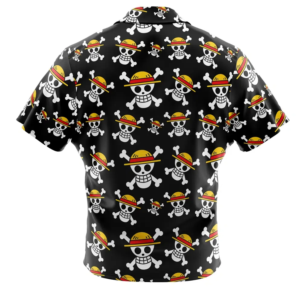 One Piece Hawaiian Button Up Aloha  Shirt