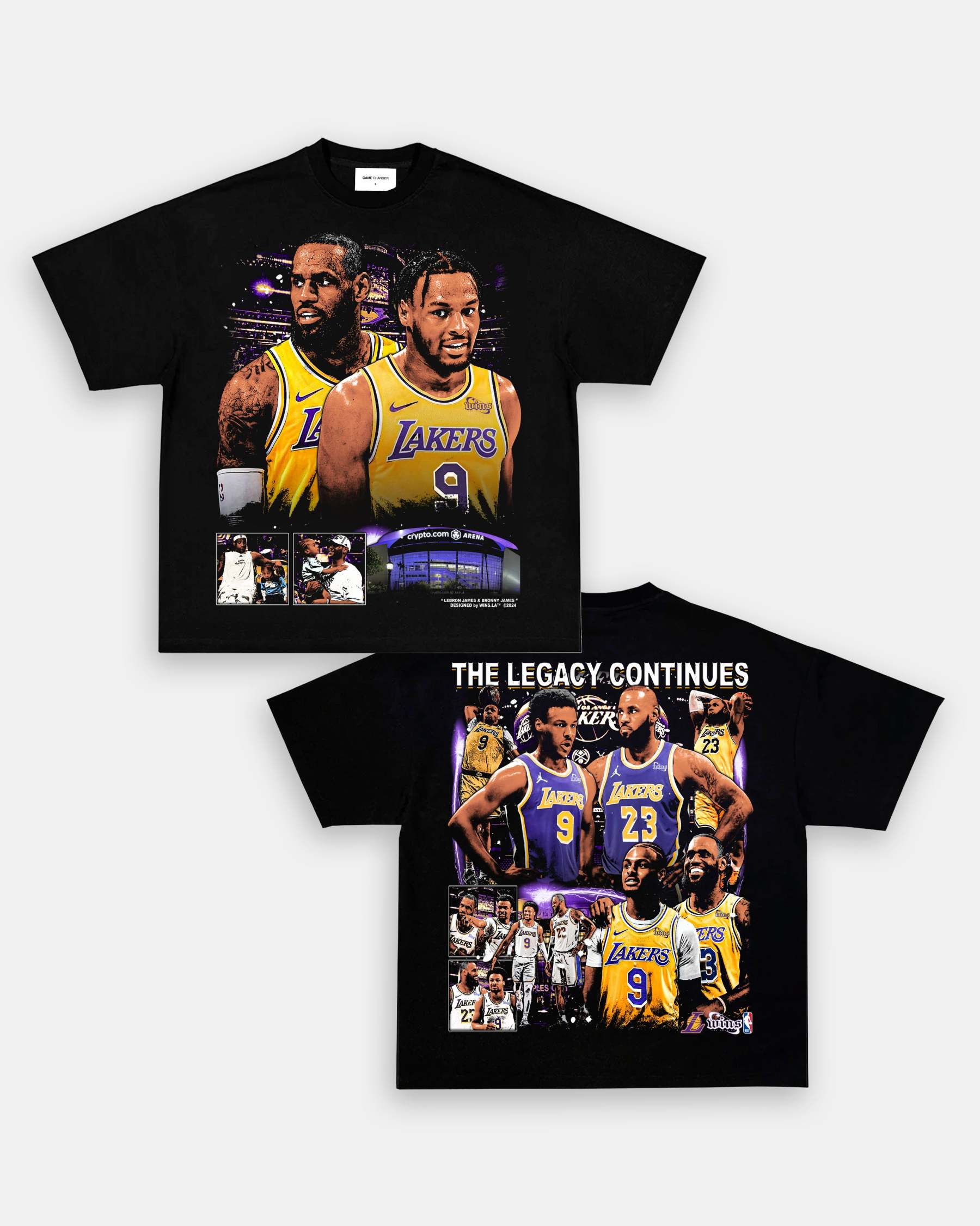 Unisex-Adult Ultra Cotton Washed T-Shirt Graphic THE LEGACY CONTINUES TEE