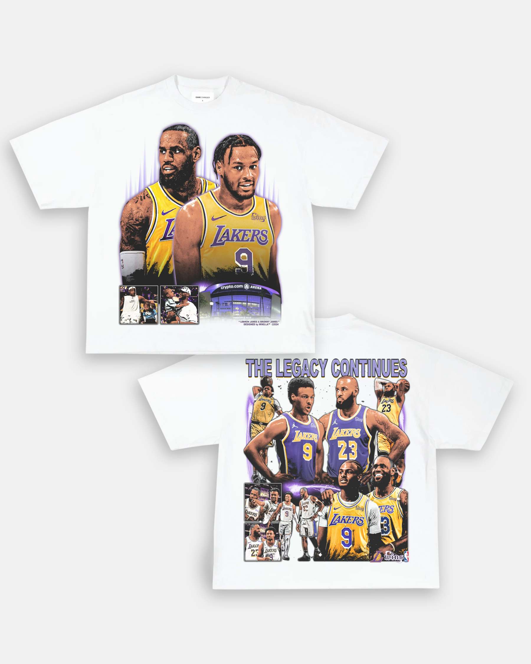 Unisex-Adult Ultra Cotton Washed T-Shirt Graphic THE LEGACY CONTINUES