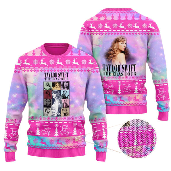 2025 Swift The Eras Tour Christmas Gift For Fans Xmas Ugly Sweater