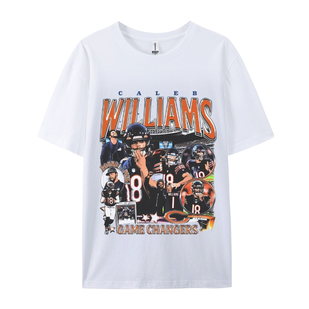 Unisex-Adult Ultra Cotton Washed T-Shirt Graphic CALEB WILLIAMS - BEARS TEE