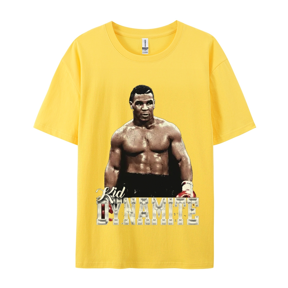 Unisex-Adult Ultra Cotton Washed T-Shirt Graphic MIKE TYSON V2 TEE