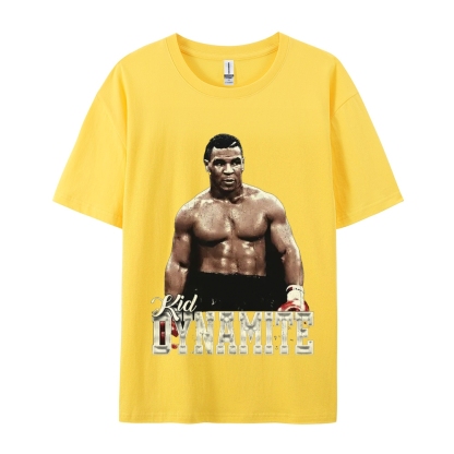 Unisex-Adult Ultra Cotton Washed T-Shirt Graphic MIKE TYSON V2 TEE