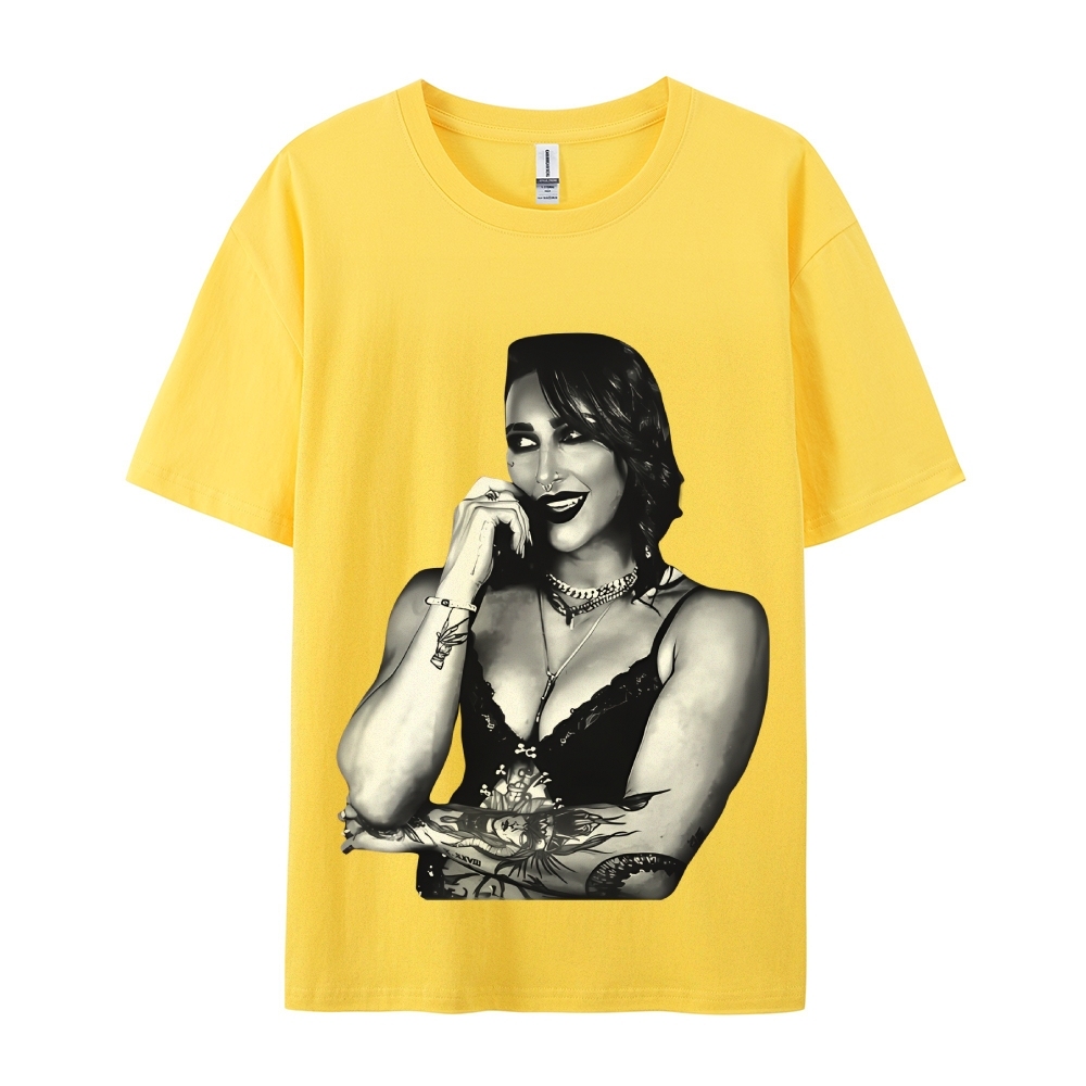 Unisex-Adult Ultra Cotton Washed T-Shirt Graphic 2024 RHEA RIPLEY TEE