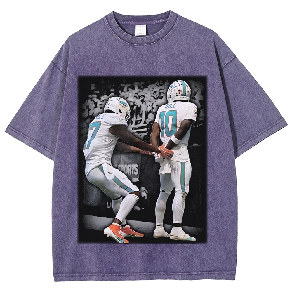 Vintage Style Unisex-Adult Cotton TYREEK HILL TEE 2.0