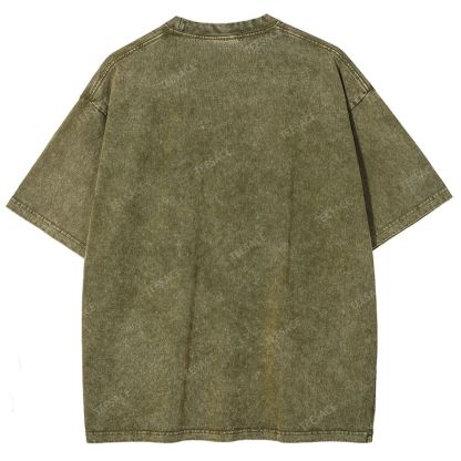 VINTAGE Unisex-Adult TEE | EAGLES KOBE Classic Washed Denim