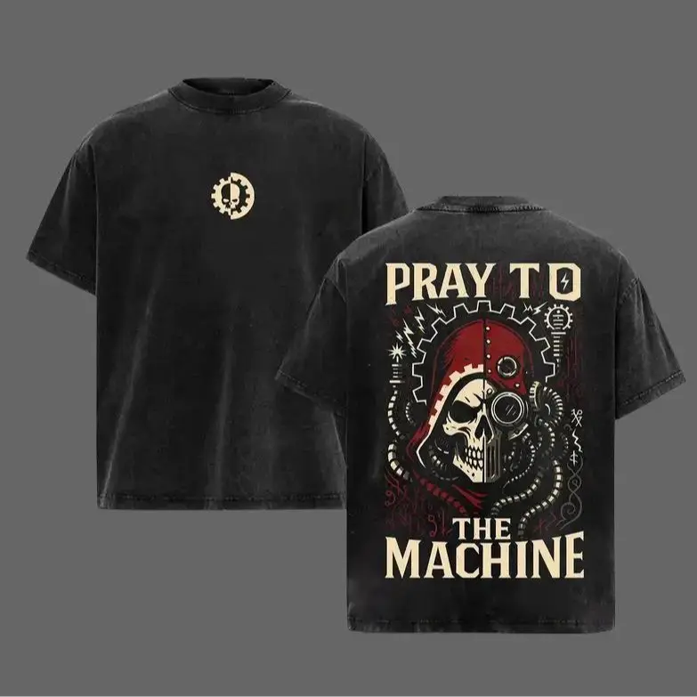 Adeptus mechanicus Warhammer 40k Vintage Unisex Washed T-Shirt