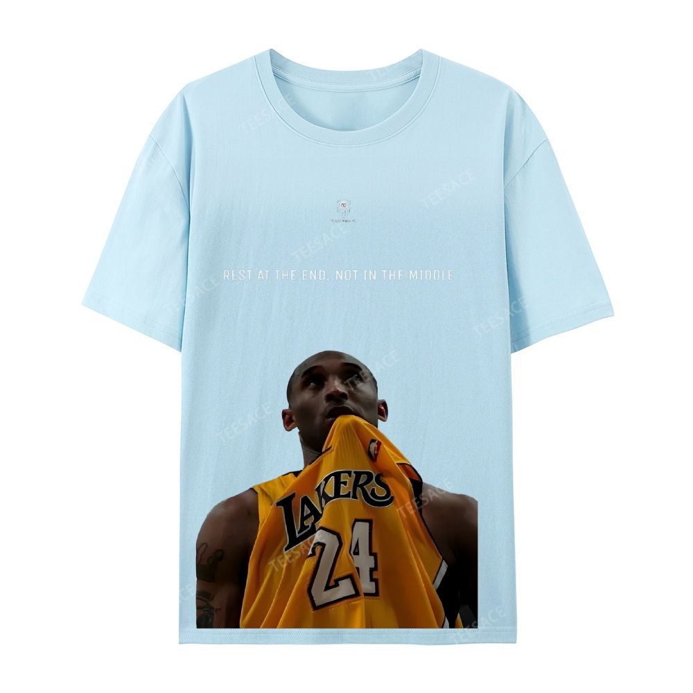KOBE Vintage Tee Unisex-Adult Oversized Washed Cotton T-Shirt 