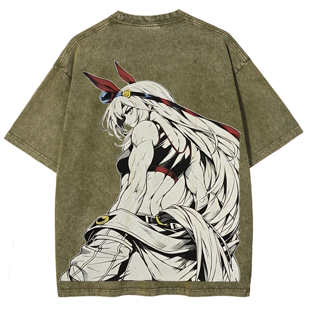 Uma Musume Vintage Unisex Washed T-Shirt