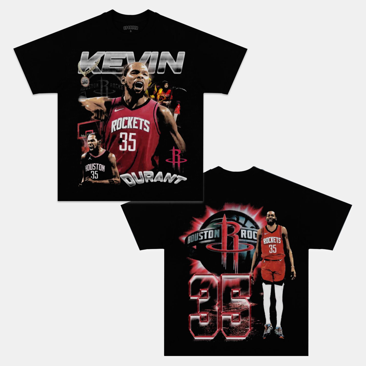 KEVIN DURANT & ROCKETS KD TEE