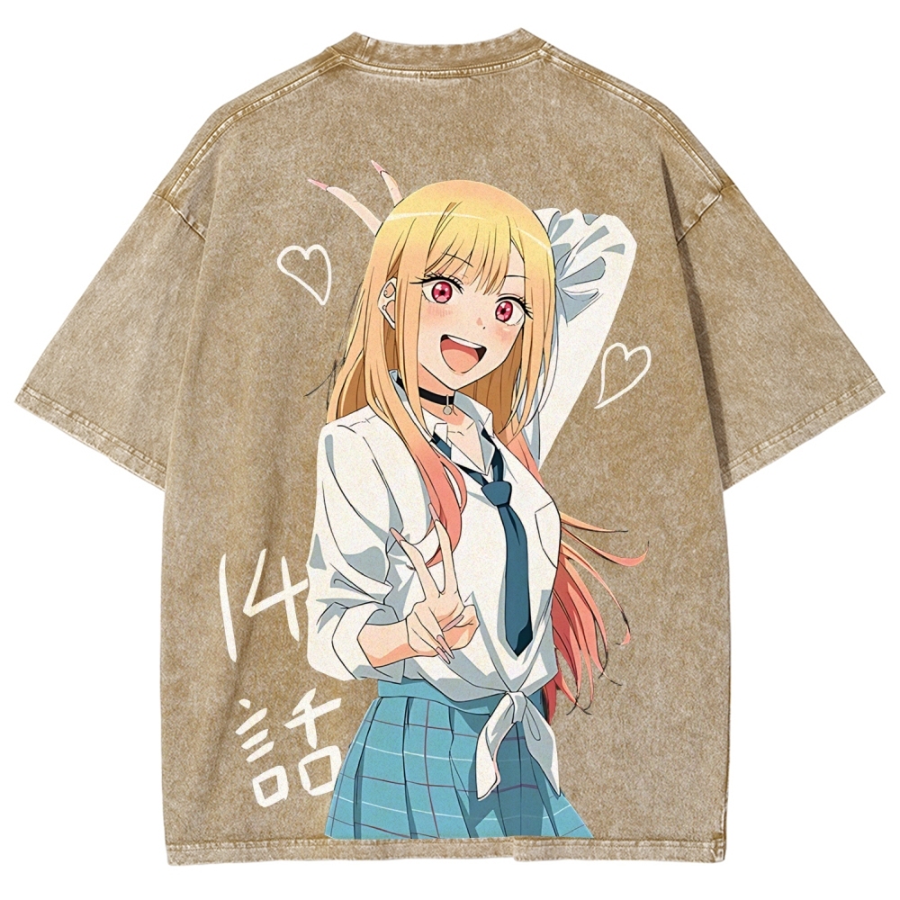 My Dress-Up Darling Marin Kitagawa Vintage Unisex Washed T-Shirt