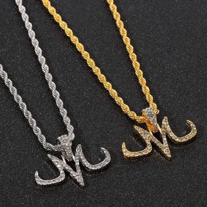 Dragon Ball Majin Buu M with Zircon Necklace