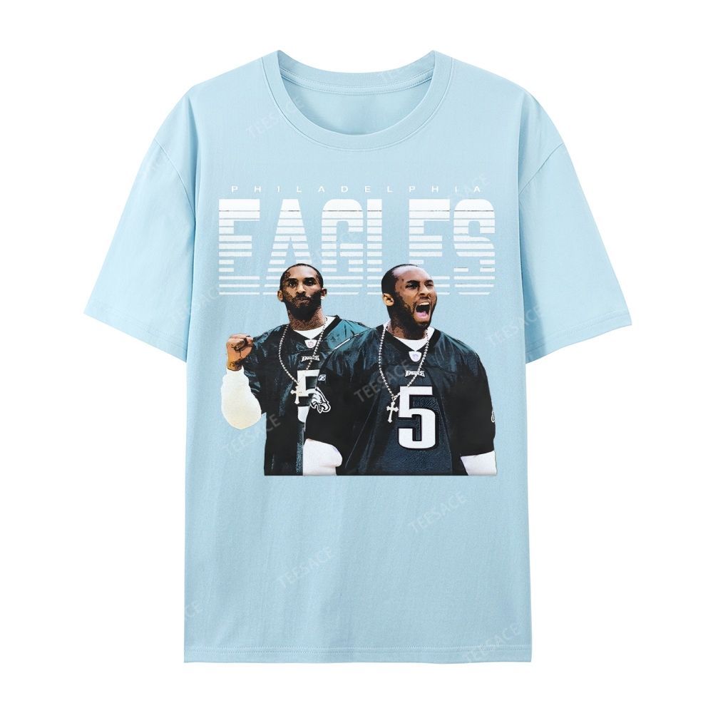 VINTAGE Unisex-Adult TEE | EAGLES KOBE Classic Washed Denim