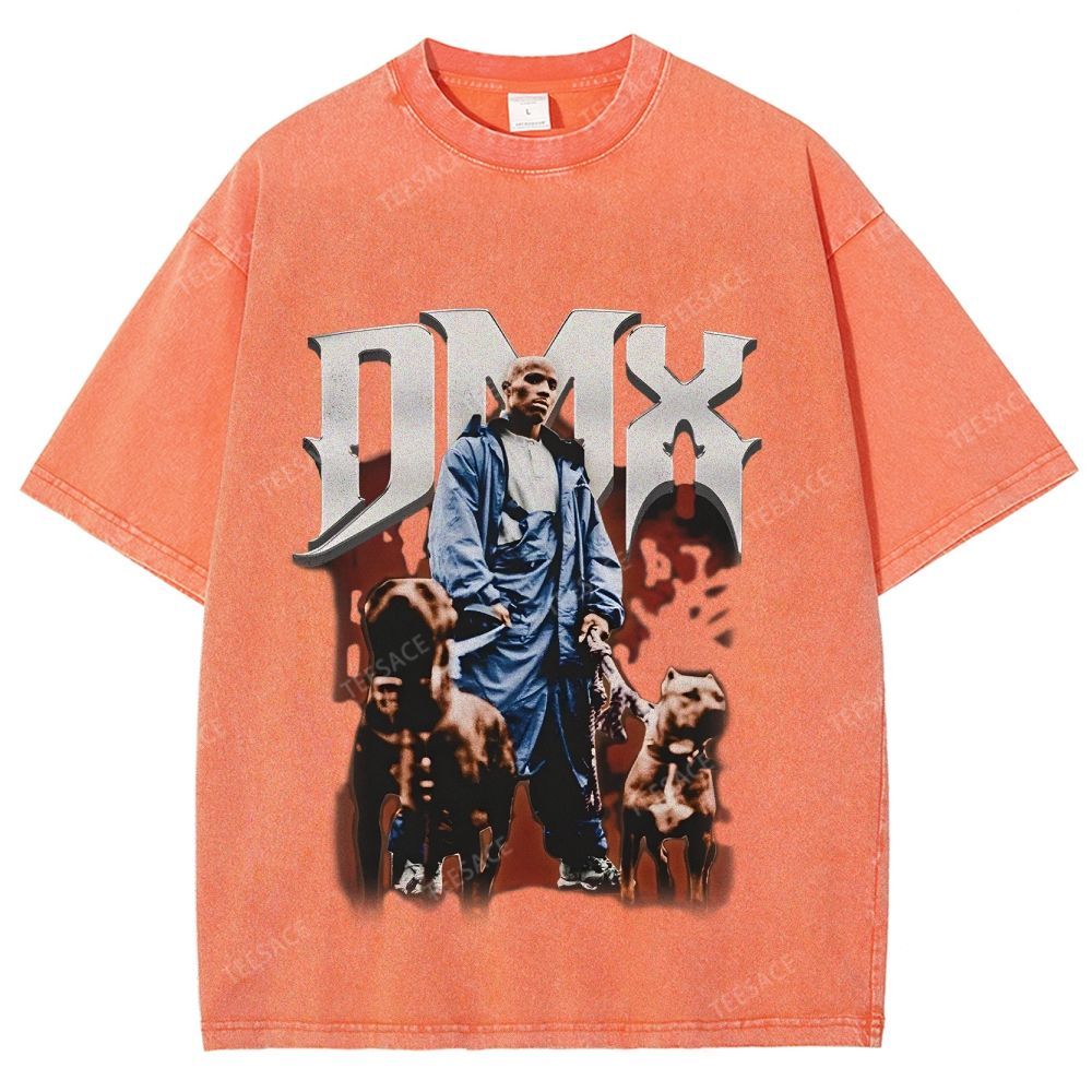 Unisex-Adult Ultra Cotton Washed T-Shirt Graphic  DMX TEE