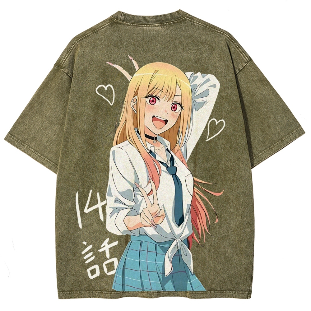 My Dress-Up Darling Marin Kitagawa Vintage Unisex Washed T-Shirt