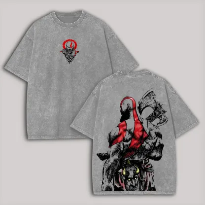 God of War Unisex Washed T-Shirt