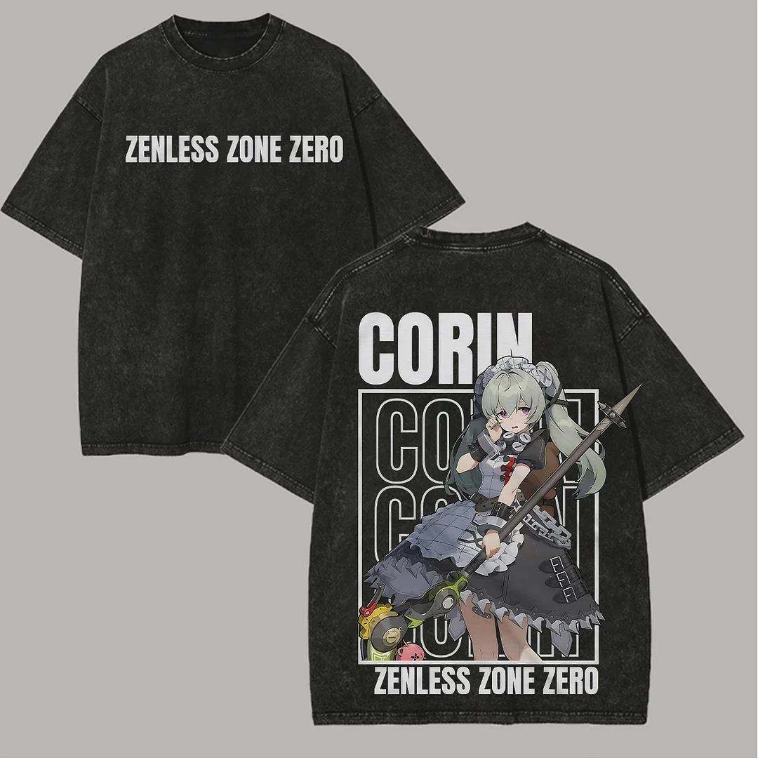 Zenless Zone Zero Unisex Washed T-Shirt 