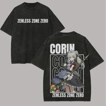 Zenless Zone Zero Unisex Washed T-Shirt 
