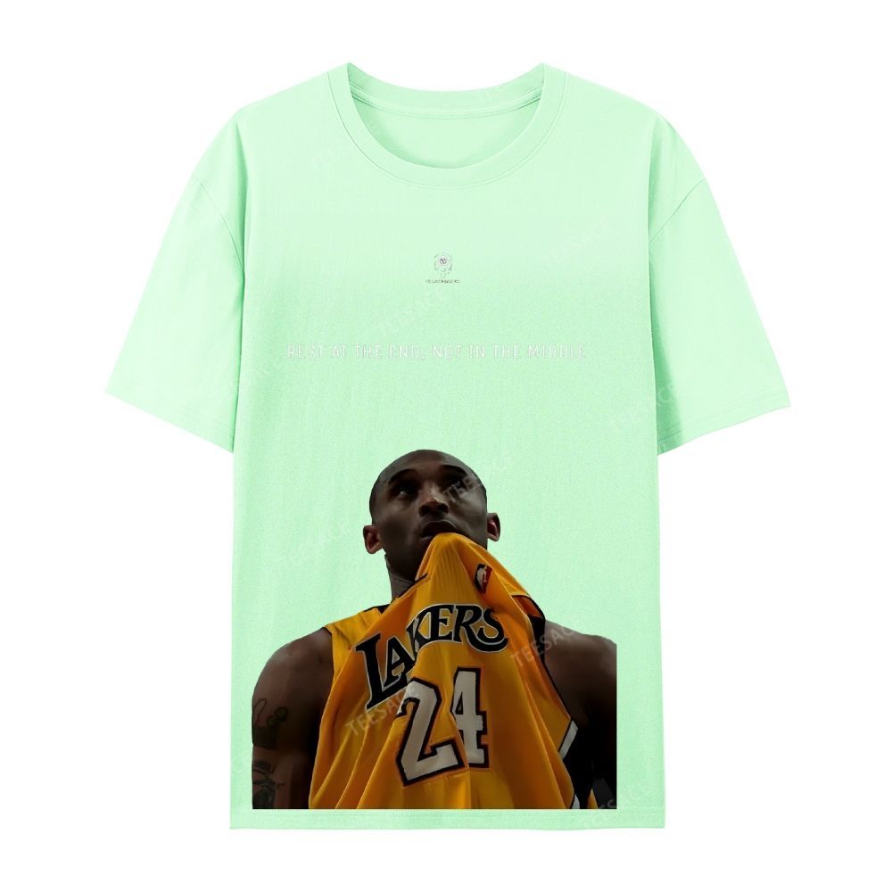 KOBE Vintage Tee Unisex-Adult Oversized Washed Cotton T-Shirt 