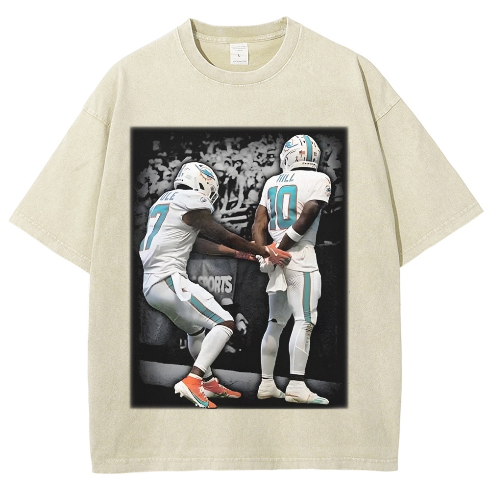 Vintage Style Unisex-Adult Cotton TYREEK HILL TEE 2.0