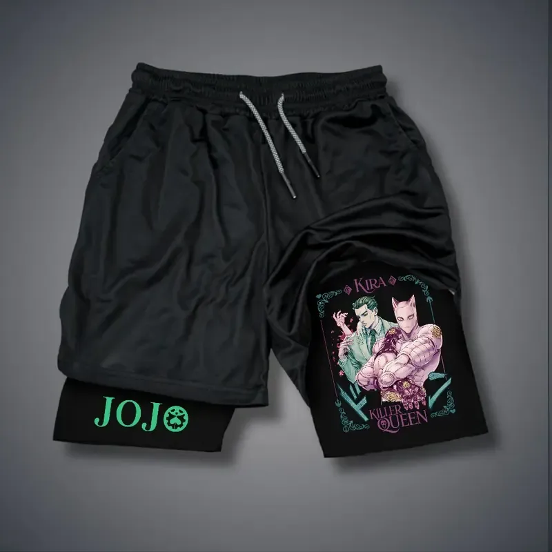 JOJO Print Men's Fitness Shorts
