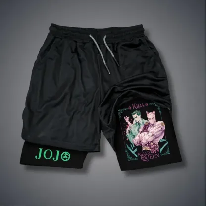 JOJO Print Men's Fitness Shorts