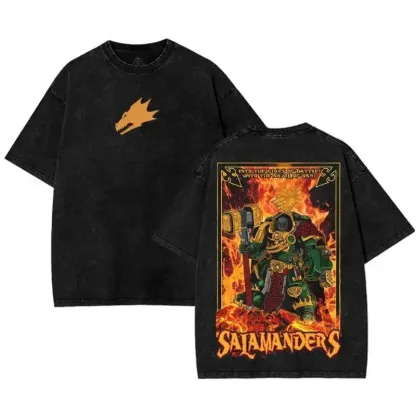  warhammer 40k salamanders Vintage Unisex Washed T-Shirt