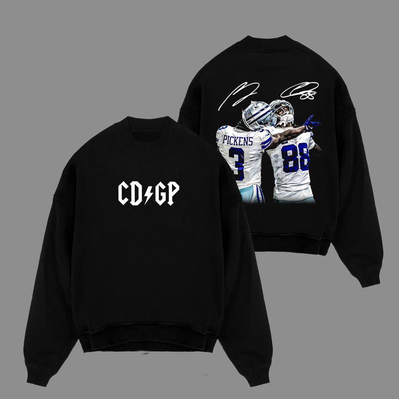 CeeDee Lamb & George Pickens  | Casual Washed Tee & Hoodie & Sweatshirt