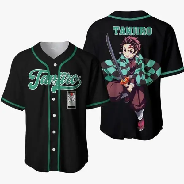 Demon Slayer Tanjiro Baseball Jersey 