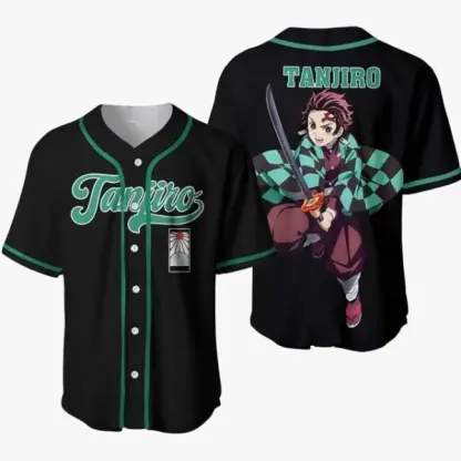 Demon Slayer Tanjiro Baseball Jersey 