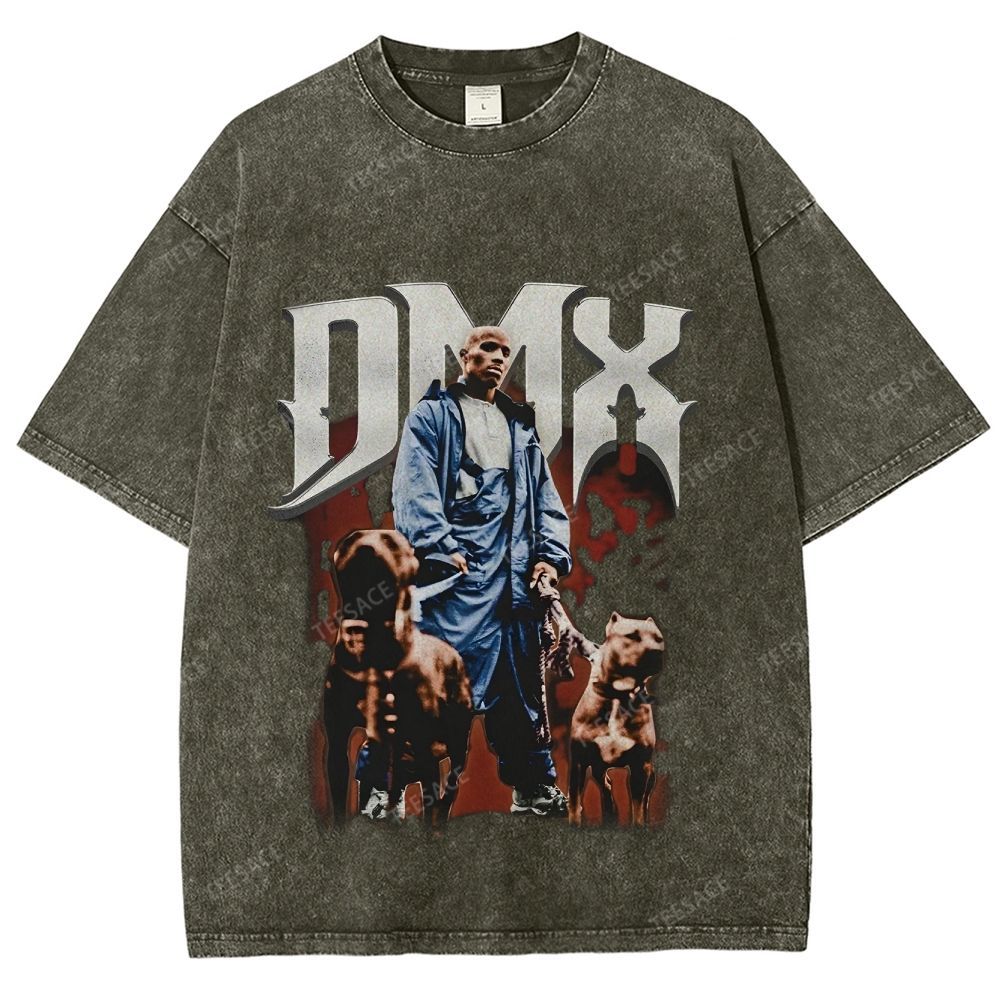 Unisex-Adult Ultra Cotton Washed T-Shirt Graphic  DMX TEE