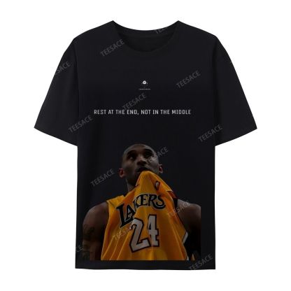KOBE Vintage Tee Unisex-Adult Oversized Washed Cotton T-Shirt 