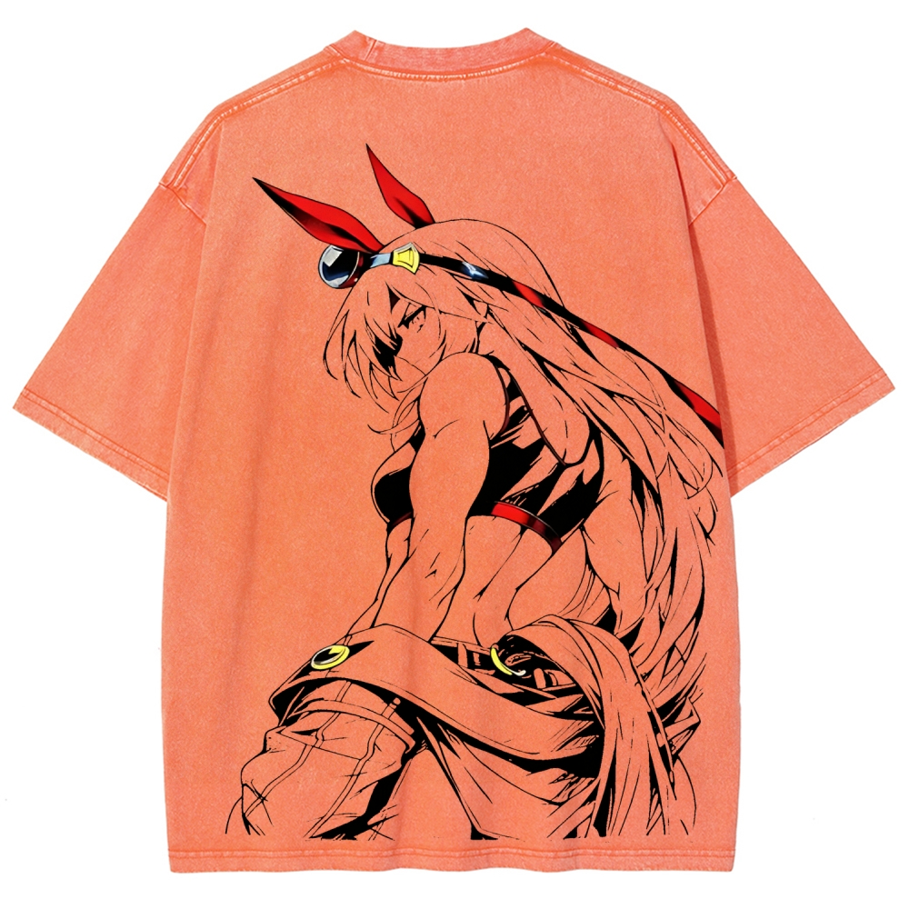 Uma Musume Vintage Unisex Washed T-Shirt