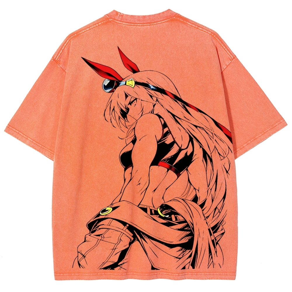 Uma Musume Vintage Unisex Washed T-Shirt