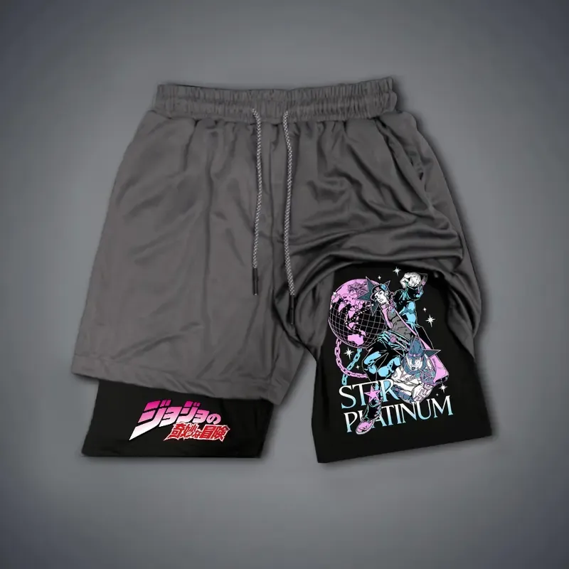 JOJO Print Men's Fitness Shorts